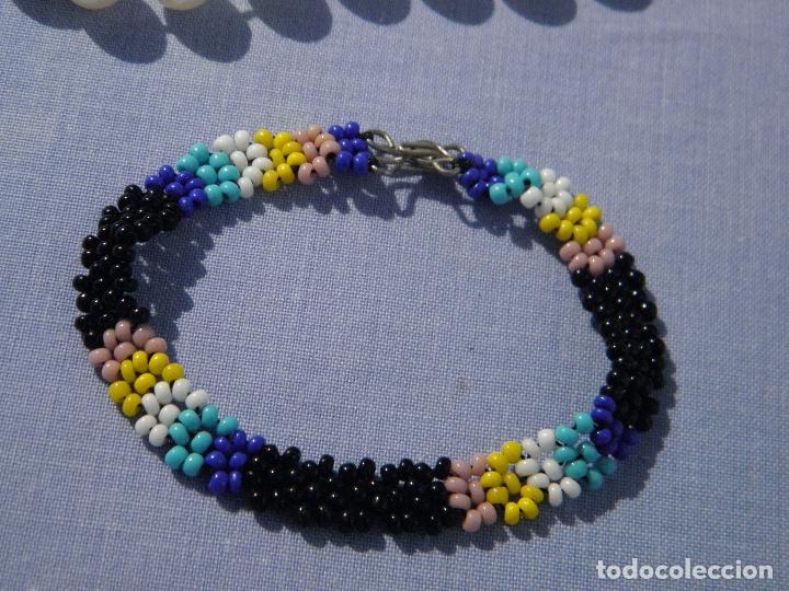 Vintage: Lote de tres pulseras de cuentas - Foto 3