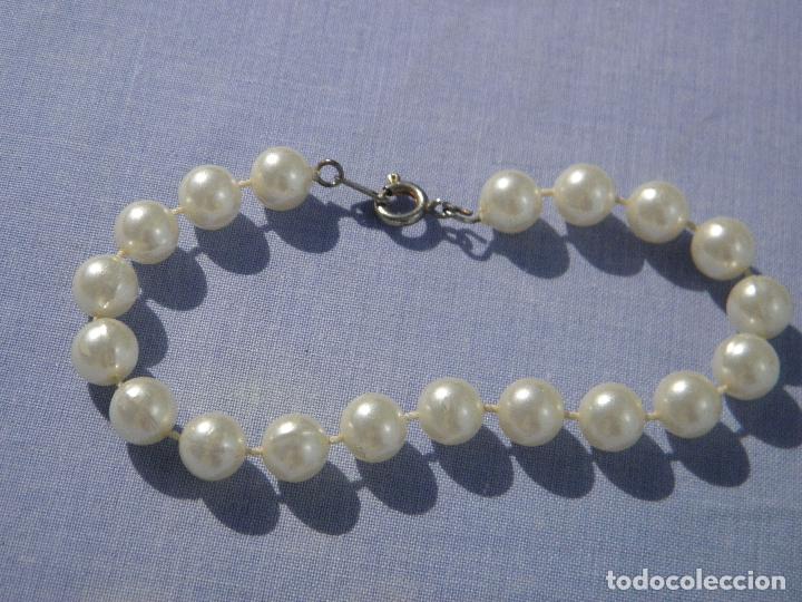 Vintage: Lote de tres pulseras de cuentas - Foto 4