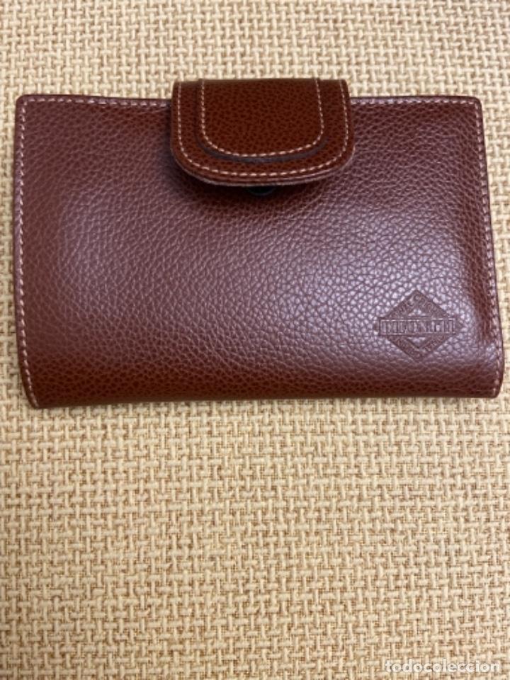 Vintage: Cartera billetera difontti de piel - Foto 1