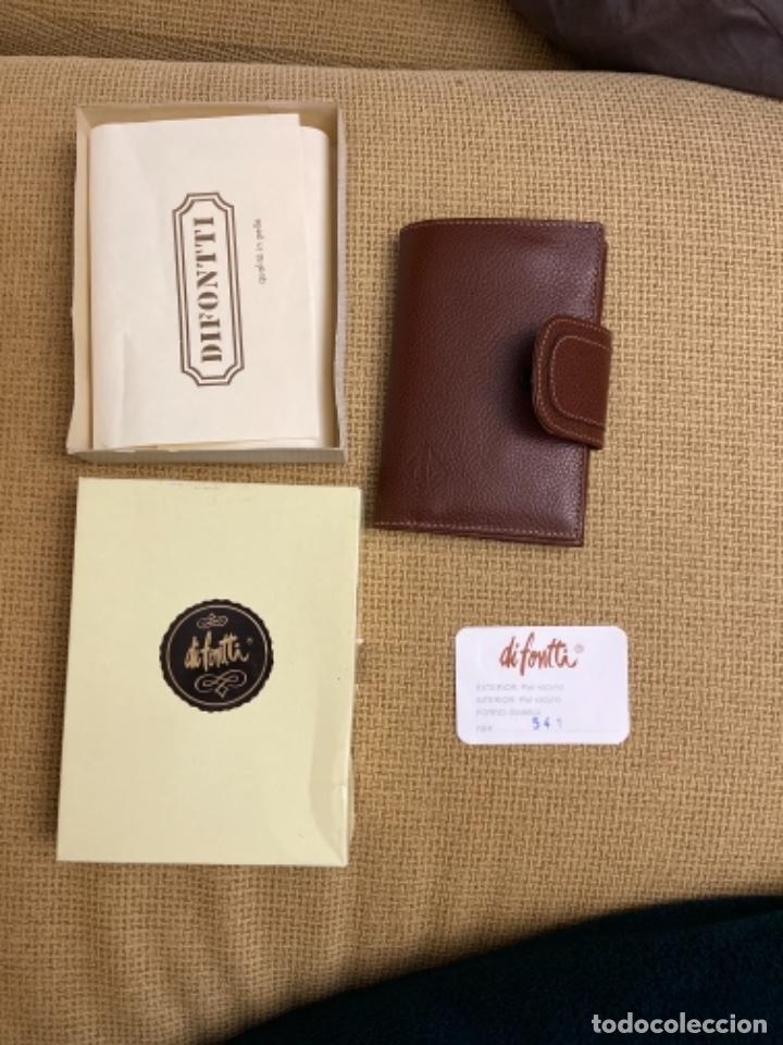 Vintage: Cartera billetera difontti de piel - Foto 4
