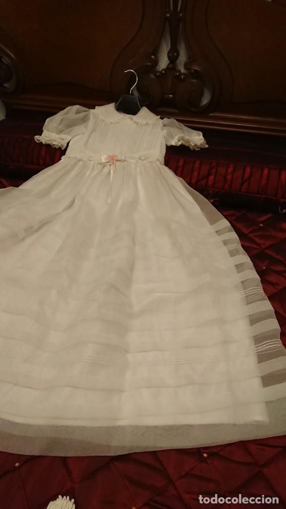 Vintage: VESTIDO DE COMUNI&Oacute;N, LARGO 120 CM - Foto 1