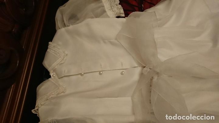 Vintage: VESTIDO DE COMUNI&Oacute;N, LARGO 120 CM - Foto 4