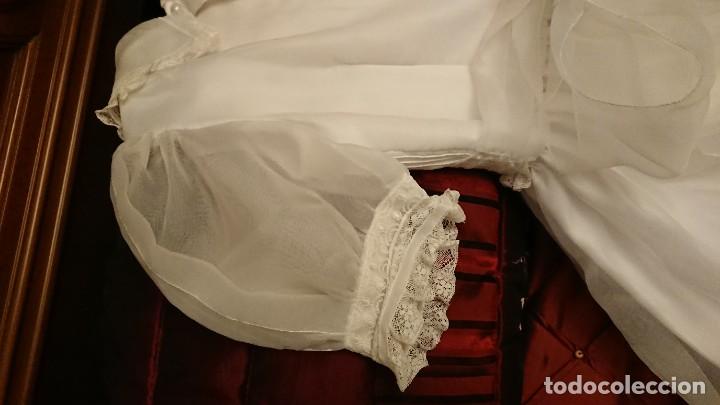 Vintage: VESTIDO DE COMUNI&Oacute;N, LARGO 120 CM - Foto 10