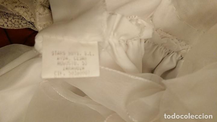 Vintage: VESTIDO DE COMUNI&Oacute;N, LARGO 120 CM - Foto 11