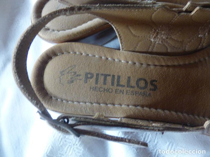 Vintage: Sandalias piel. - Foto 2