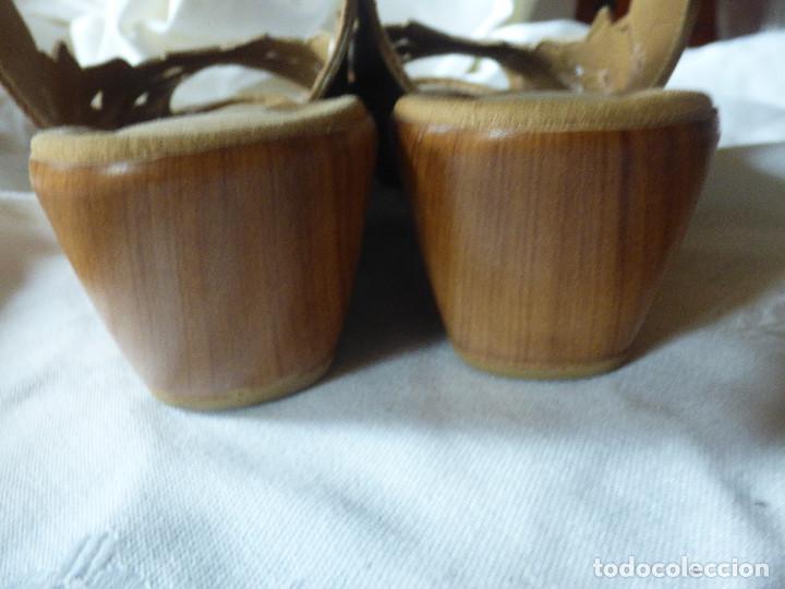 Vintage: Sandalias piel. - Foto 3