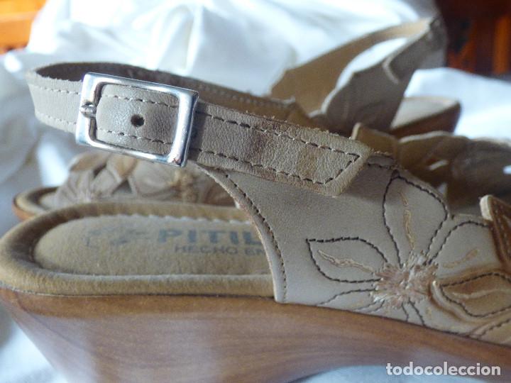 Vintage: Sandalias piel. - Foto 8