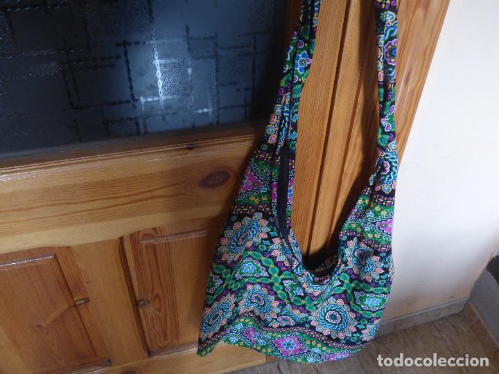 Vintage: Bolso de tela,India. - Foto 1