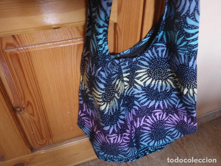 Vintage: Bolso de tela,India. - Foto 1