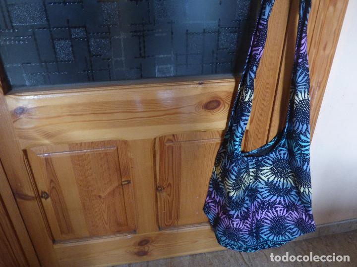 Vintage: Bolso de tela,India. - Foto 2
