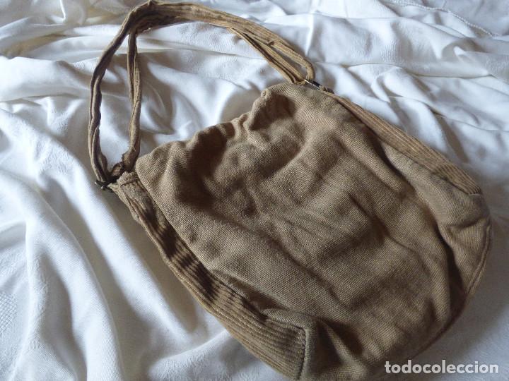 Vintage: Bolso de tela. - Foto 2