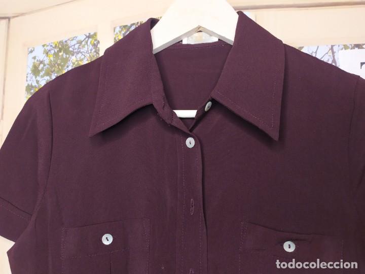 Vintage: Vestido largo morado Talla M - Foto 2