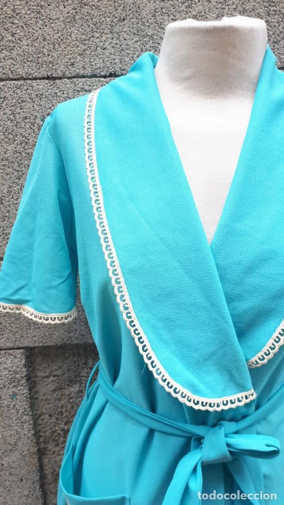 Vintage: BATA CORTA TURQUESA DE LOS A&Ntilde;OS 70 - Foto 3