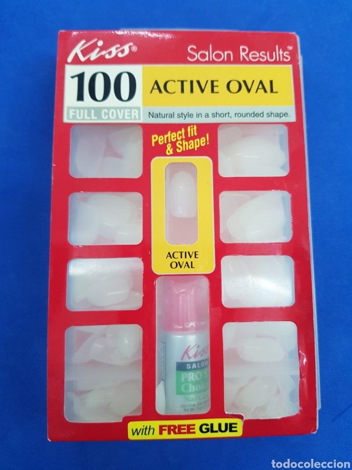 Vintage: Kiss, caja de 100 u&ntilde;as postizas - Foto 1