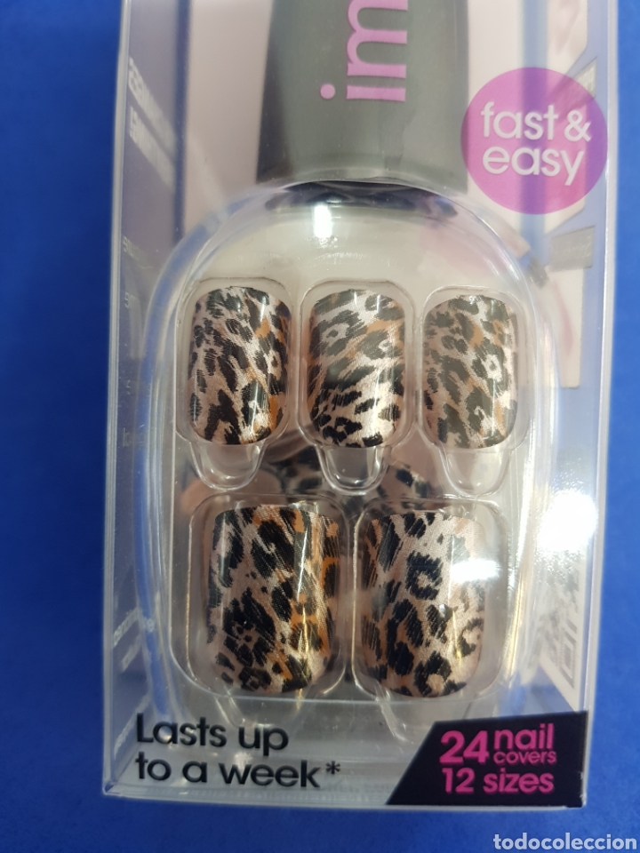 Vintage: Impress u&ntilde;as postizas decoradas 24 unidades - Foto 1