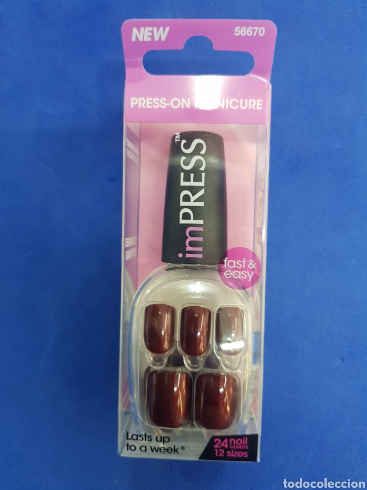 Vintage: Impress u&ntilde;as postizas decoradas 24 unidades - Foto 2