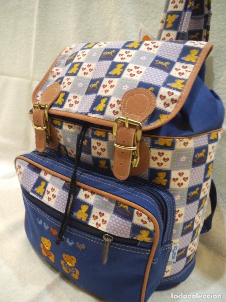 Vintage: MOCHILA OSITOS ( NYLON ) grande - Foto 1