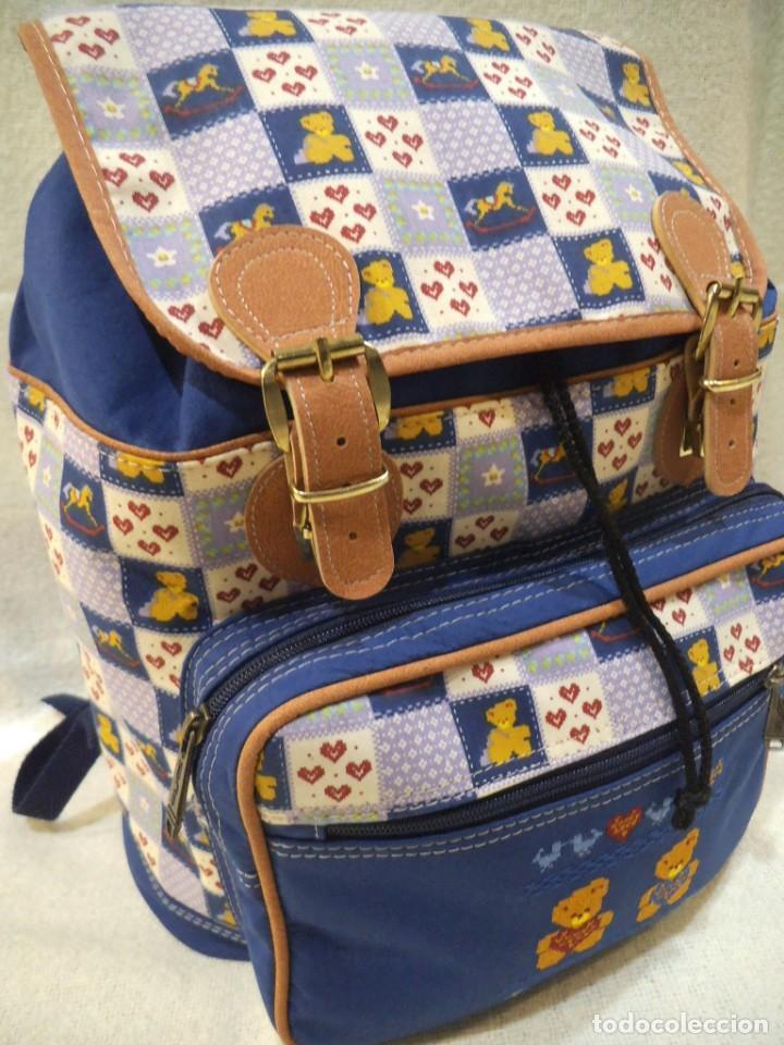 Vintage: MOCHILA OSITOS ( NYLON ) grande - Foto 2