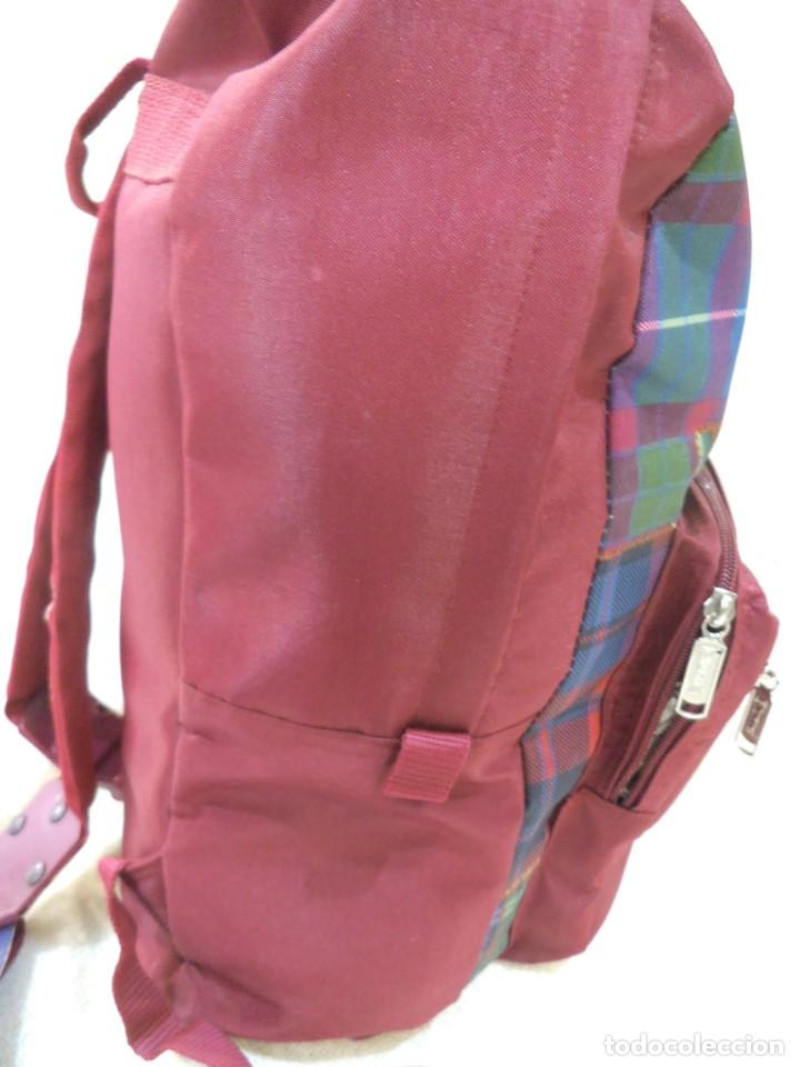 Vintage: MOCHILA BLUME ( CUADROS GRANATE ) - Foto 4
