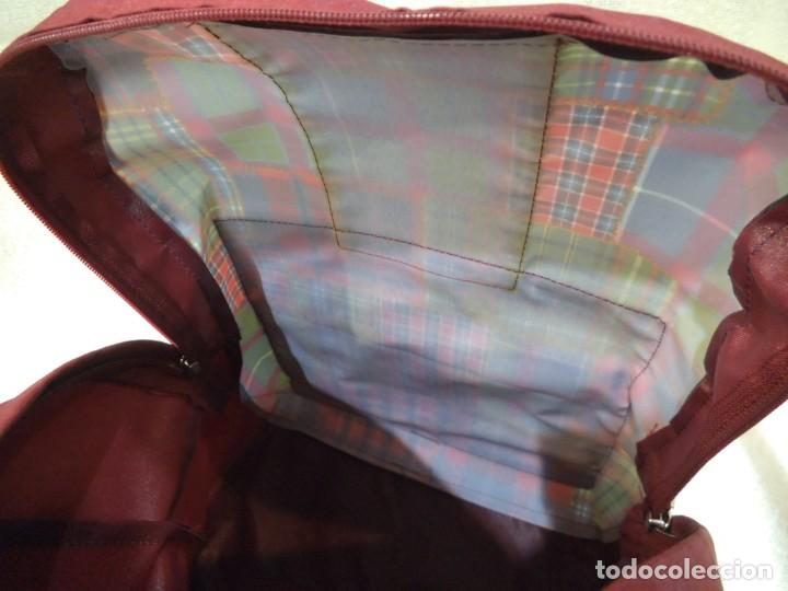 Vintage: MOCHILA BLUME ( CUADROS GRANATE ) - Foto 9