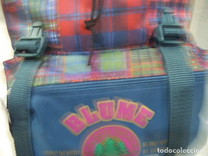 Vintage: MOCHILA BLUME ( CUADROS VERDE ) - Foto 6