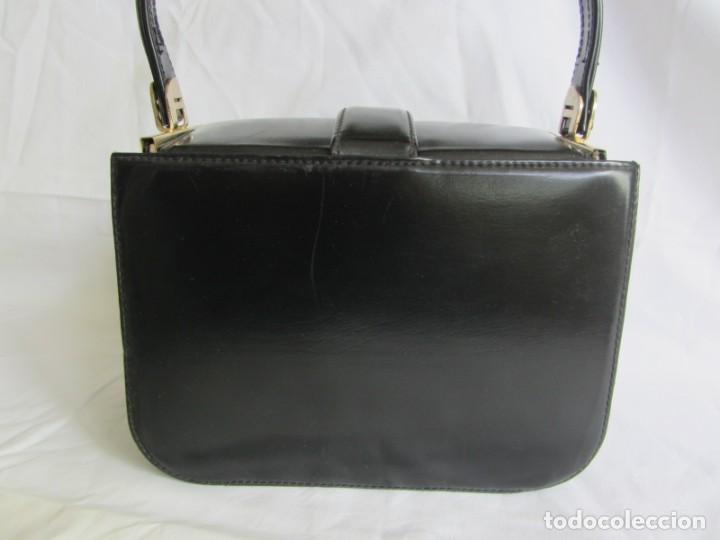 Vintage: Antiguo bolso de cuero o material - Foto 5