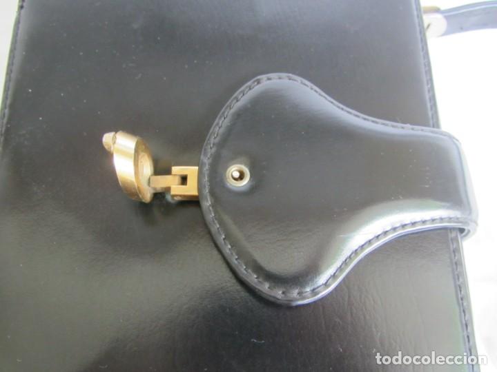 Vintage: Antiguo bolso de cuero o material - Foto 8