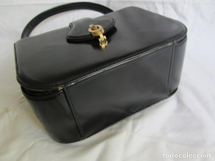 Vintage: Antiguo bolso de cuero o material - Foto 16