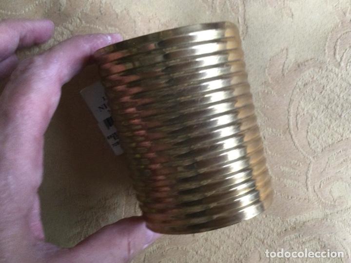 Vintage: BRAZALETE LAT&Oacute;N DORADO BIJOUX TERNER - Foto 4