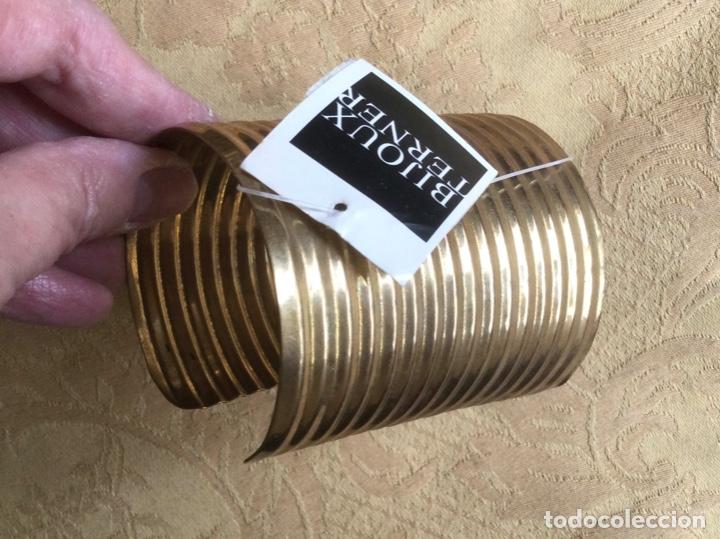 Vintage: BRAZALETE LAT&Oacute;N DORADO BIJOUX TERNER - Foto 7