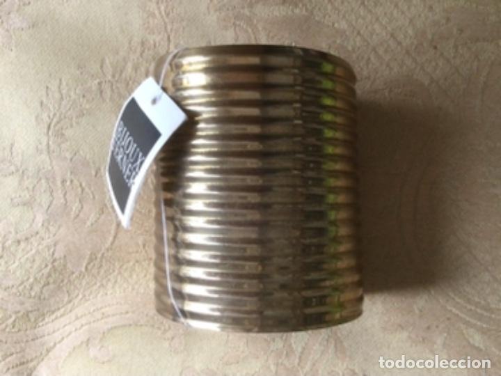 Vintage: BRAZALETE LAT&Oacute;N DORADO BIJOUX TERNER - Foto 2