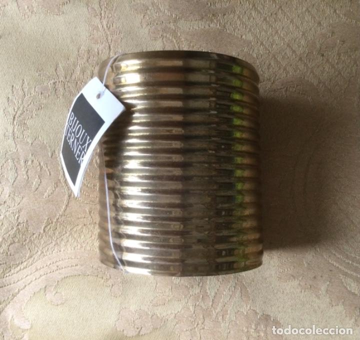 Vintage: BRAZALETE LAT&Oacute;N DORADO BIJOUX TERNER - Foto 9