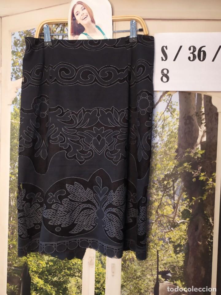 Vintage: Falda negra LM Talla S - Foto 1