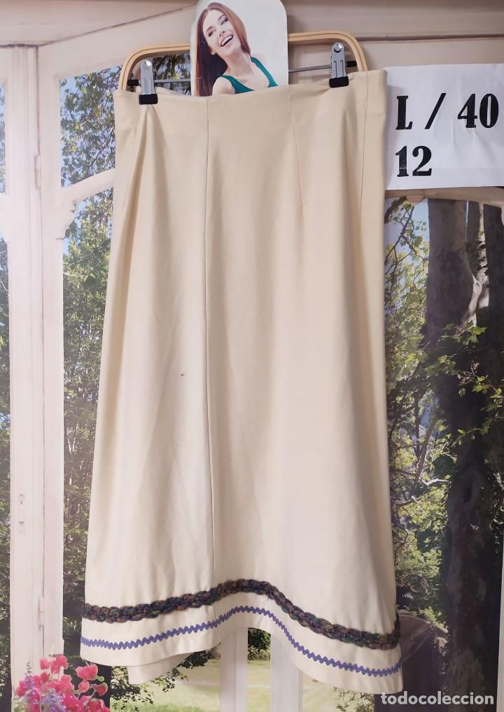 Vintage: Falda beige zara Talla L - Foto 2