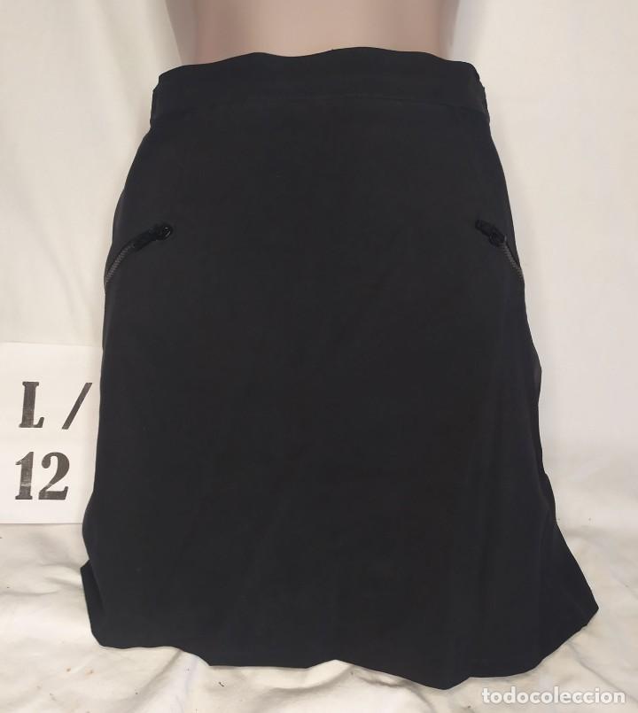 Vintage: Falda corta azul marino Unit Talla L - Foto 1
