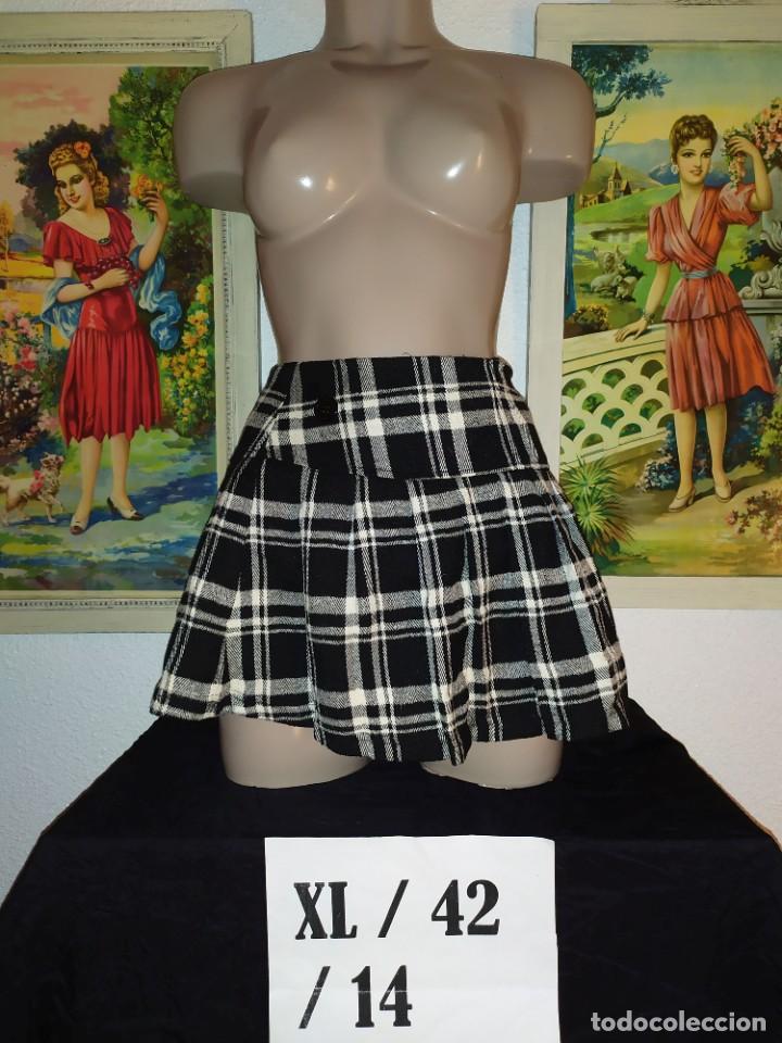 Vintage: Falda cuadros XL - Foto 1