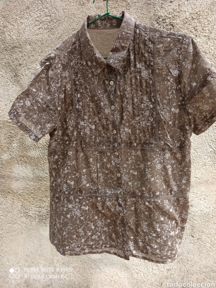 Vintage: Camisa / blusa 100% algod&oacute;n - Foto 10