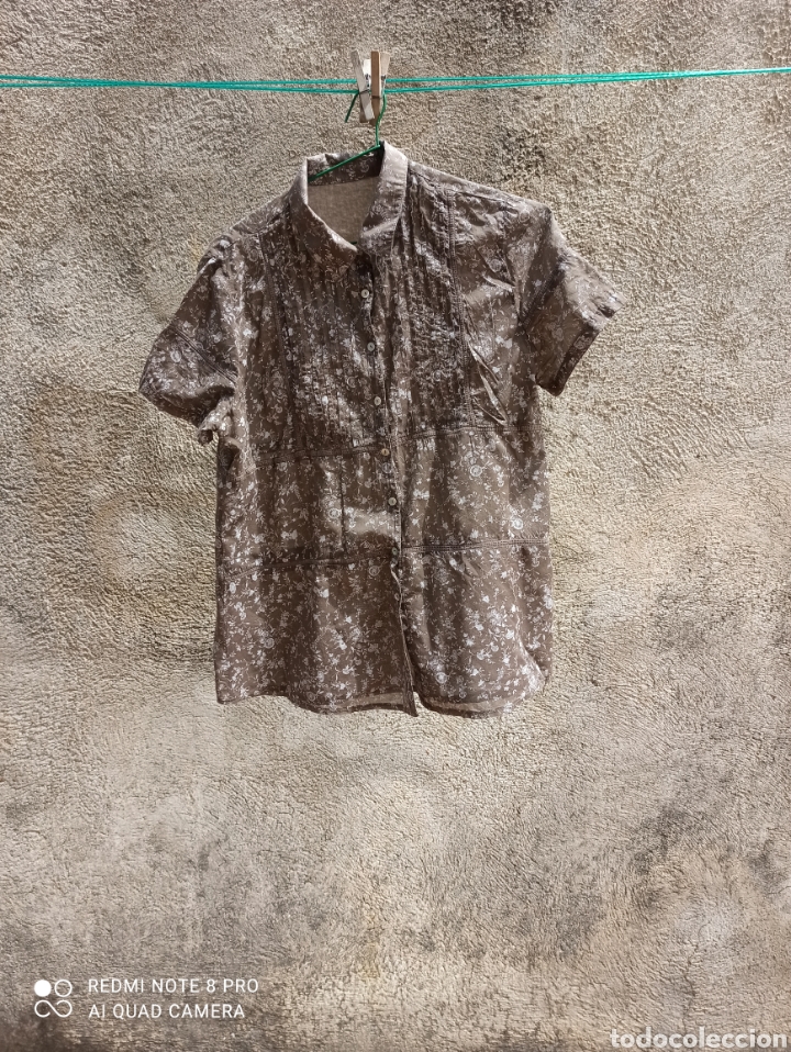 Vintage: Camisa / blusa 100% algod&oacute;n - Foto 7