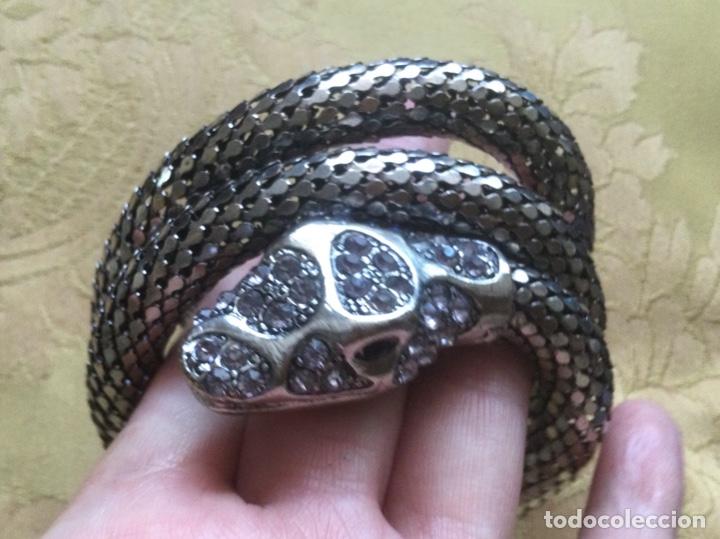 Vintage: PULSERA BRAZALETE VINTAGE CON FORMA DE SERPIENTE - Foto 7