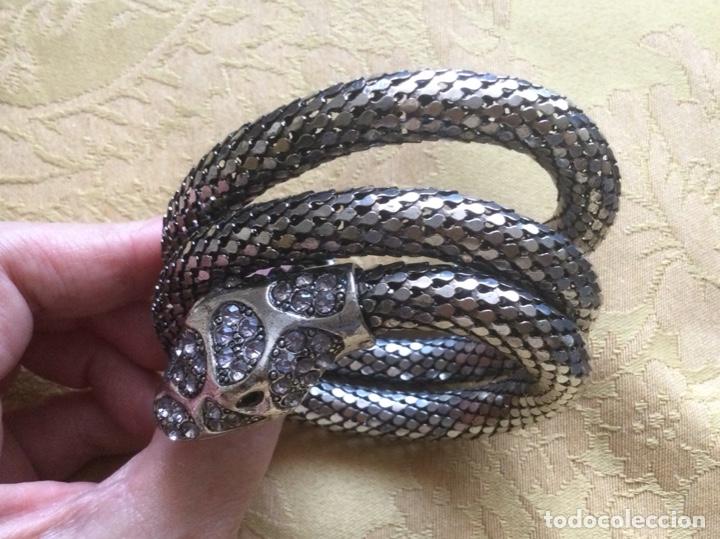 Vintage: PULSERA BRAZALETE VINTAGE CON FORMA DE SERPIENTE - Foto 8