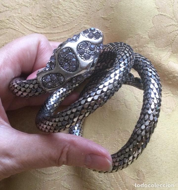 Vintage: PULSERA BRAZALETE VINTAGE CON FORMA DE SERPIENTE - Foto 9