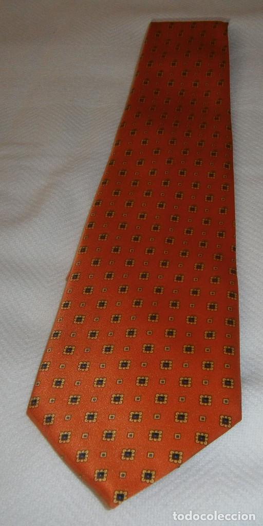 Vintage: corbata Rene Chagal poliester hecha a mano - Foto 1