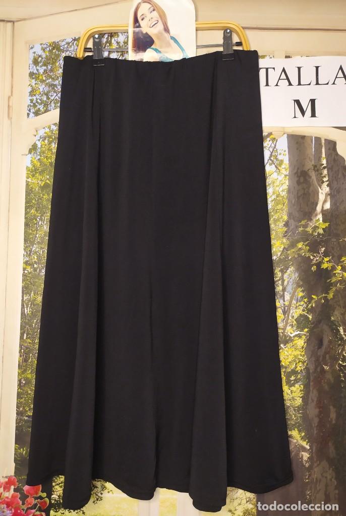 Vintage: Falda larga negra Talla M - Foto 1