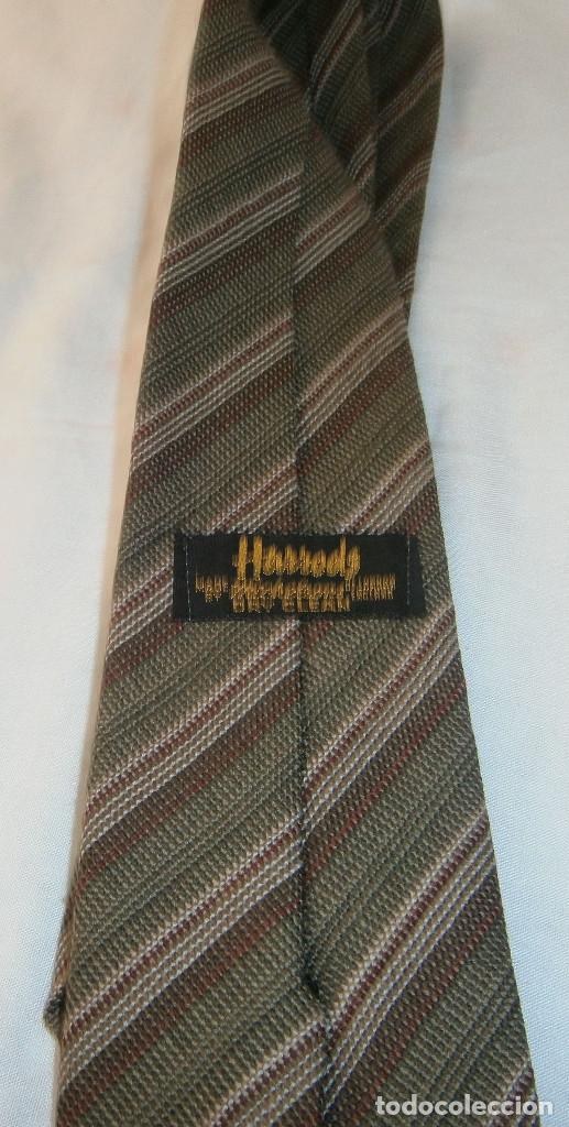 Vintage: corbata de HARRODS lana inglesa - Foto 2