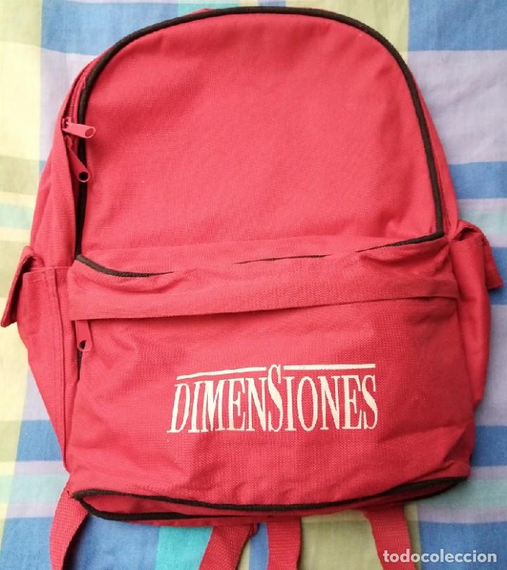Vintage: mochila roja Dimensiones / Dimensiones Red Bag - Foto 1