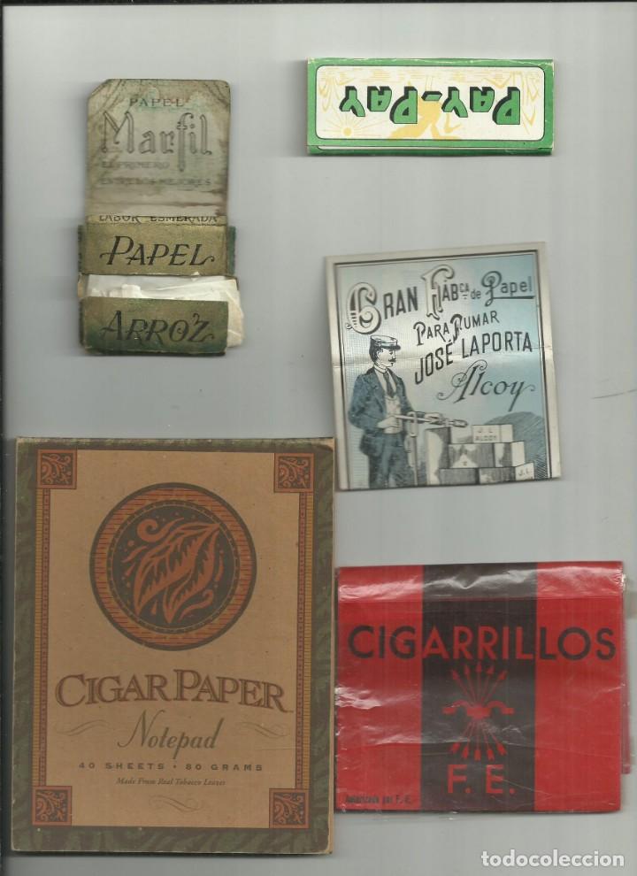 Vintage: Papel fumar y complementos , 5 piezas - Foto 1