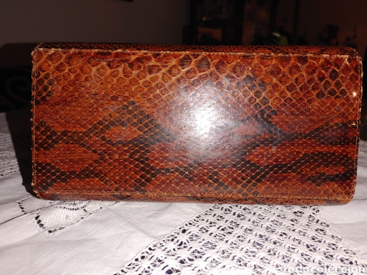 Vintage: Vintaje Bolso de piel serpiente - Foto 6