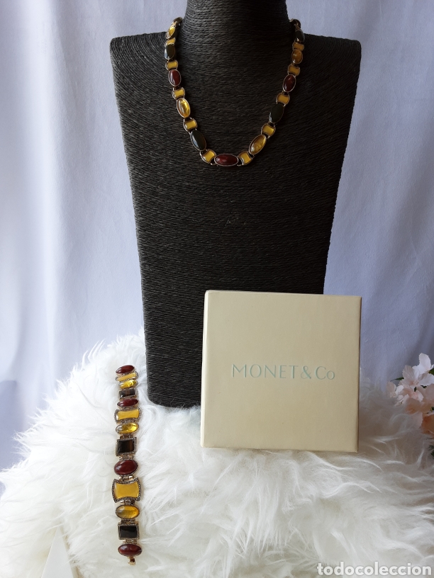 Vintage: VINTAGE. CONJUNTO COLLAR + PULSERA. MARCA MONET - Foto 12