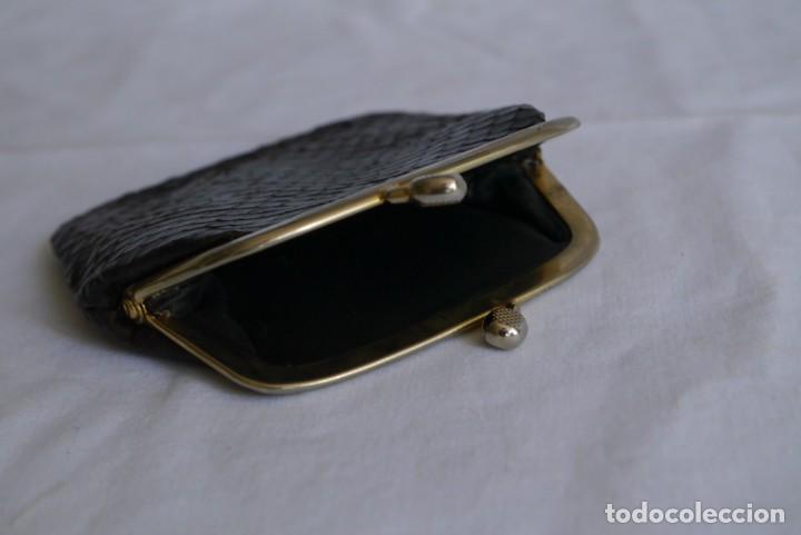 Vintage: Antiguo monedero de piel de serpiente - Foto 10