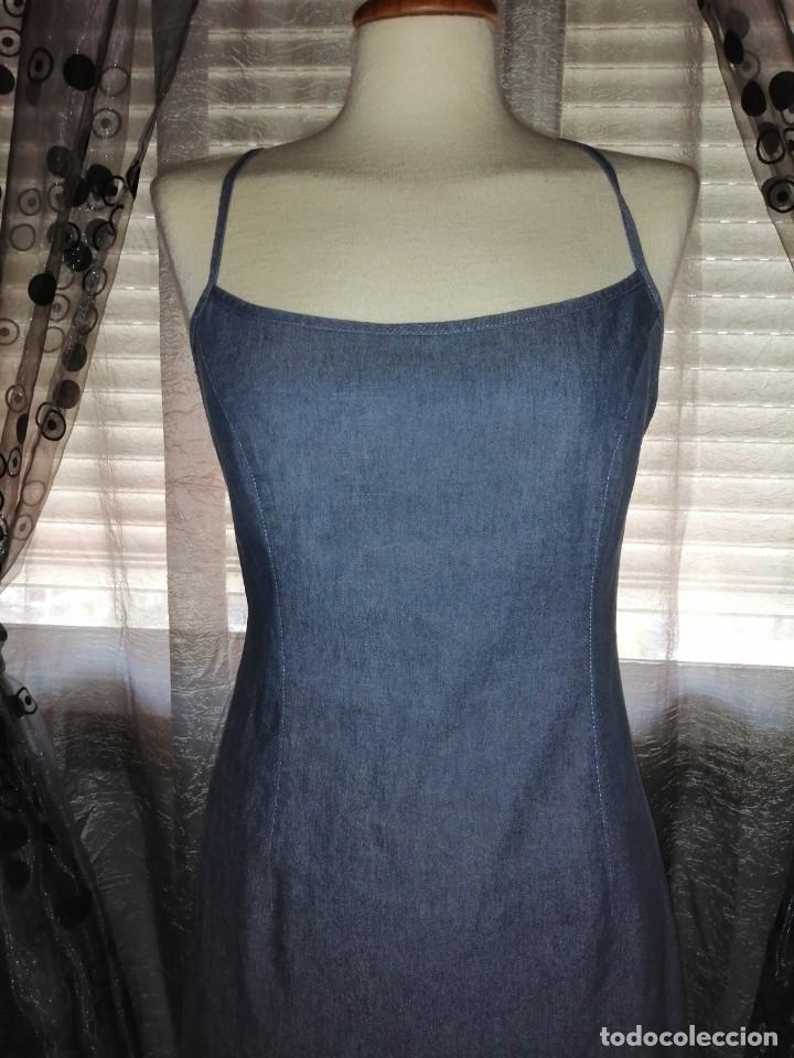 Vintage: Vestido vaquero de licra - Foto 2